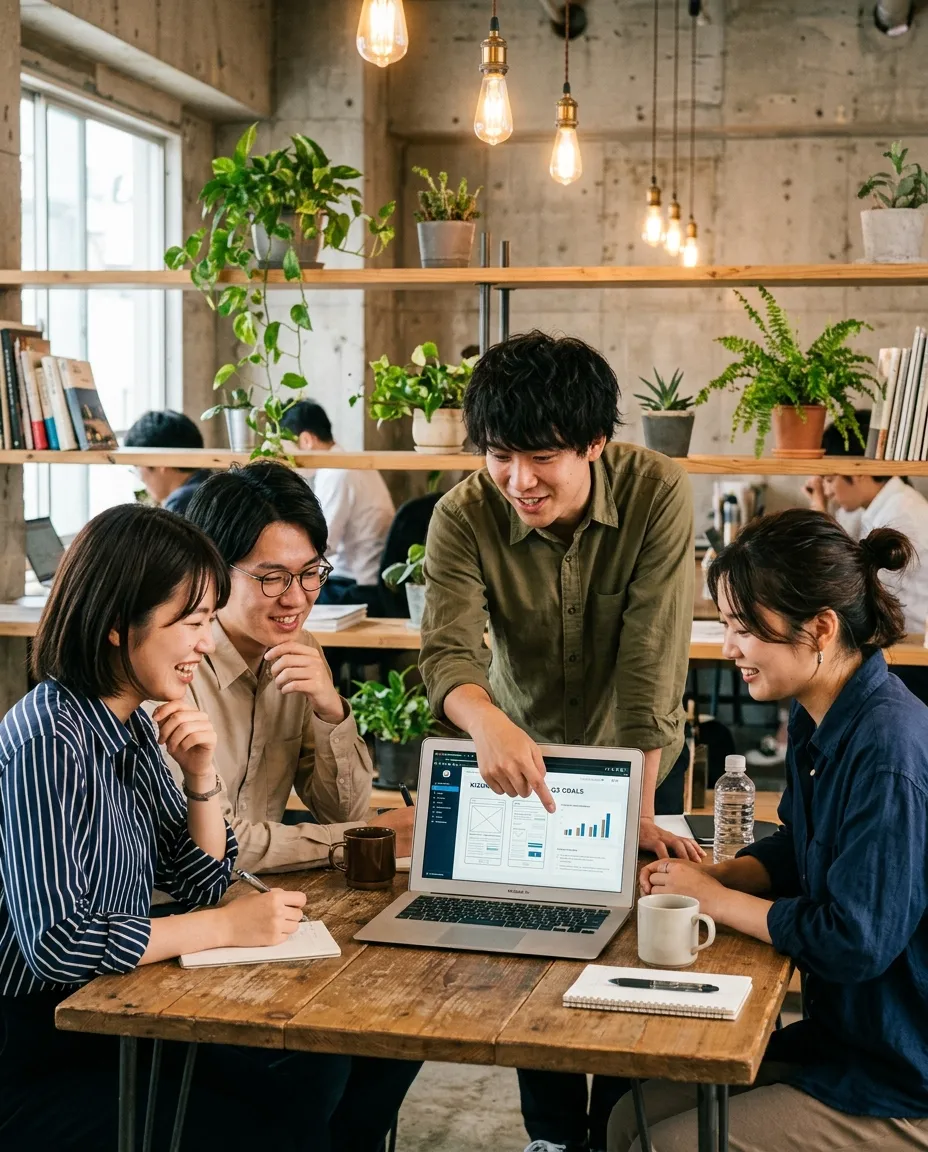 Pivoryチームのオフィスでの様子